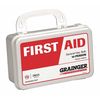 Zoro Select First Aid Kit, Plastic, 10 Person 59293