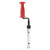 Ridgid Closet Auger, 6 ft Cable Lg, 1/2 in Cable Dia, Power Drill Compatible, Bulb Head, Manual Cable Feed K-6P