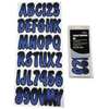 Hardline Products Number and Letter Combo Kit, Blue/Black GBLBKG200