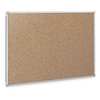 Mead Cork Bulletin Board 36"H x48"W, Silver 85362