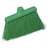 Tough Guy 9 1/8 in Sweep Face Angle Broom, Synthetic, Green 48LZ49