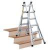 Louisville Multipurpose Ladder, Extension, Scaffold, Staircase, Stepladder Configuration, 19 ft, Aluminum L-2098-22