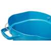 Vikan 5 gal. Round Hygienic Bucket, 15 in H, 14 1/8 in Dia, Blue, polypropylene 56923