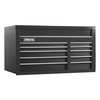 Proto 550S Series Top Chest, 10 Drawer, Dual Black, Steel, 50 in W x 25-1/4 in D x 27 in H J555027-10DB