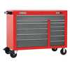Proto 550S Rolling Tool Cabinet, 12 Drawer, Gloss Red, Steel, 50 in W x 25 1/4 in D x 41 in H J555041-12RD