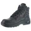 Reebok Work Boots, 8 Sz, W, Blk, 6 in. H, Womens, PR RB655