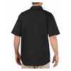 Dickies Short Sleeve Work Shirt, Black, L LS51BK RG L