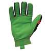 Ironclad Performance Wear Impact Gloves, S, Hi-Vis Orange/Green, PR LPI-CC5-02-S