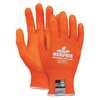 Mcr Safety Hi-Vis Cut Resistant Coated Gloves, A4 Cut Level, Foam Nitrile, XL, 1 PR 9178NFOXL