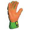 Ironclad Performance Wear Anti-Vibration Glove, XL, Grn/Orng/Yllw, PR VIB-OBM-XOR-05-XL