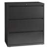 Hirsh 36" W 3 Drawer Lateral File Cabinet, Charcoal, Letter 17636