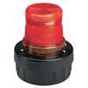 Federal Signal Warning Light w/Sound, LED, Red, 120VAC AV1-LED-120R