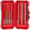 Milwaukee Tool 8 pc. 4-Cutter MX4 SDS-Plus Rotary Hammer Drill Bit Set 48-20-7663