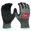 Milwaukee Tool Knit Gloves, Finished, Size M 48-73-7001