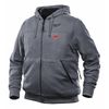 Milwaukee Tool M12 Heated Hoodie Kit XL (Gray) 302G-21XL