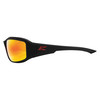 Edge Eyewear Safety Glasses, Red Mirror Polycarbonate Lens, Scratch-Resistant XBAP139