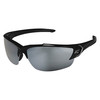 Edge Eyewear Safety Glasses, Silver Mirror Polycarbonate Lens, Scratch-Resistant SDK117-G2