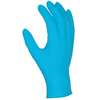 Mcr Safety Disposable Nitrile Gloves, Food Grade, Palm Thickness 4 mil, Powder-Free, XL, (10), Blue, 100 Pack 6015XL