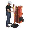 Ideal Warehouse Innovations Barricade System, 55in H x 25in W, Orange 70-6030