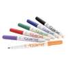 Quartet Dry Erase Marker, Fine Tip, Assorted Colors, PK6 Low Odor 659511QB
