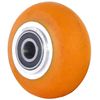 Zoro Select Caster Wheel, Polyurethane, 4 in., 650 lb. 49H856