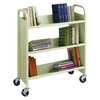 Safco Book Cart, Single Sided, Steel, Powder Coat 5358SA