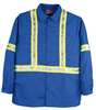 Big Bill Flame Resistant Collared Shirt, Blue, UltraSoft(R), 4XL 235US7-4XLR-BLR
