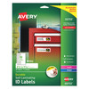 Avery Avery® Easy Align® Self-Laminating ID Labels, 00753, 3-1/2" x 1-1/32", Pack of 50 7278200753