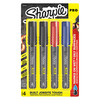 Sharpie Black, Blue, Red Permanent Marker Set, Fine Tip, 4 PK 2018324