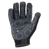 Ironclad Performance Wear Mechanics Touchscreen Gloves, L, Black/Silver, Polyester IEX-MGG-04-L