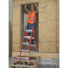 Werner Multipurpose Ladder, Extension, Scaffold, Staircase, Stepladder Configuration, 11 ft, Fiberglass FMT-13