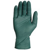 Ansell Dura Flock, Nitrile Disposable Gloves, 11.4 mil Palm, Nitrile, Powder-Free, L, 50 PK, Green DFK-608-L