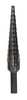 Irwin Step Drill Bit, 13 Hole Sizes, 1/8 in to 1/2 in, 1/32 in Step Increments, Black Oxide Finish UNIBIT 1