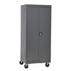 Sandusky Lee Solid Door Storage Cabinet, 36 in W, 78 in H, 24 in D, Putty TA4R362472
