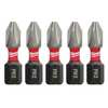 Milwaukee Tool SHOCKWAVE 1 in Phillips #2 Impact Duty Power Bit, 5-Piece Pack 48-32-4601