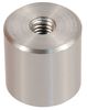 Zoro Select Round Standoffs, 1/4"-20 Thrd Sz, 1 in Bd L, 18-8 Stainless Steel Brushed, 1/2 in OD, 2 PK ZA0126-SS32D