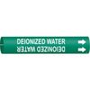 Brady Pipe Mrkr, Deionized Water, 3/4to1-3/8 In 4046-A