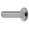 Tamper-Pruf Screws #8-32 x 2 in Torx Button Machine Screw, Zinc Plated Steel, 50 PK 400180