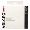 Velcro Brand Reclosable Fastener, Rubber Adhesive, 15 ft, 2 in Wd, Black 90197