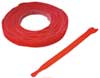 Velcro Brand 3/4" W x 8" L Hook-and-Loop RED One-Wrap Perforated Fastener Strap, 45 pk. 176042