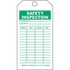 Zoro Select Saf Inspection Tag, 5-3/4 x 3 In, Brs, PK10 5KR79