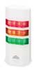 Federal Signal Tower Light, 60 FPM, Green, Orange, Red SCB-024TC