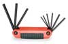 Eklind 9 Piece SAE Fold-Up Hex Key Set, 25912 25912