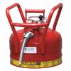 Justrite 2 1/2 gal Red Steel Type II Safety Can Flammables 7325120