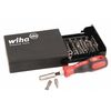 Wiha 10 in, Drive Size: 1/4 in , Num. of pieces:39 71990