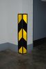 Zoro Select Corner Guard, Black/Yellow, 6"W X 39"H MRCG-39