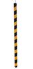 Zoro Select Corner Guard, Black/Yellow, 7/16"W X 36"H FEG-C