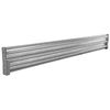 Zoro Select Guard Rail, 10 ft. L, 15 In. H GR-F3R-DI-10-HDG