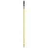 Rubbermaid Commercial 58" Push In Dust Mop Handle, Yellow, Aluminum FGQ75000YL00