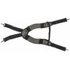Westward Tool Suspenders, Tool Belt Suspenders, Black; Gray, Polyester, 1 Pockets 5MZP4